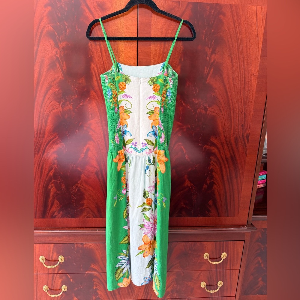 NWT Farm Rio Sweet Bloom Dreamscape Midi Dress M - Picture 10 of 17